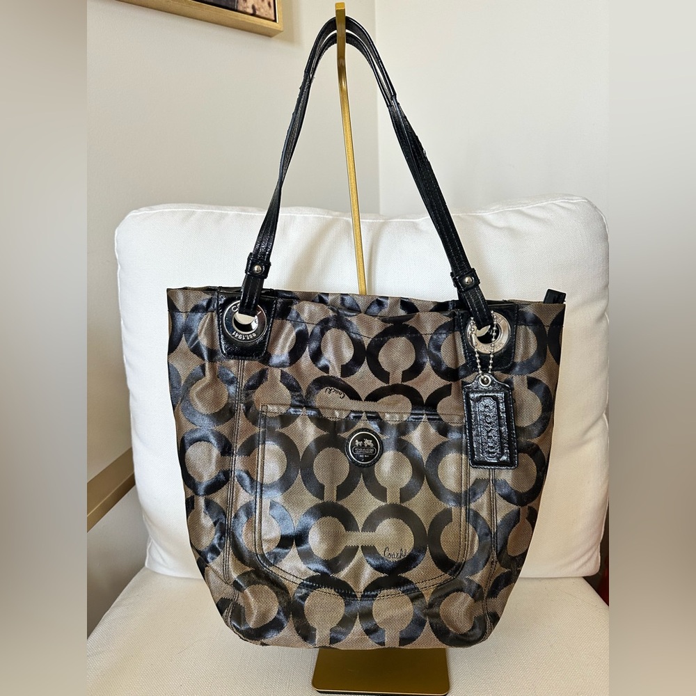 Coach Coated Op Art C Alex Tote